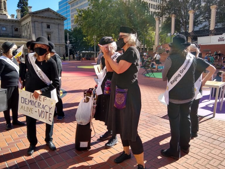 In Pioneer Square.